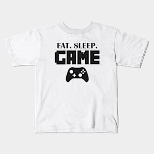 EAT SLEEP GAME Kids T-Shirt